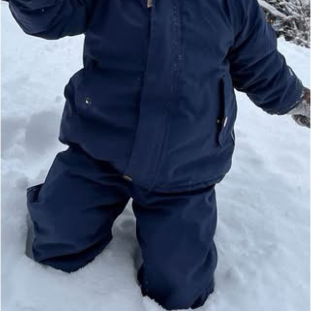 Mini a ture kids winter jacket and snowpants set